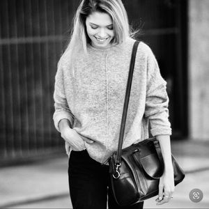 ABLE Kidist satchel in chocolate brown